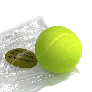 American Girl Doll Tennis Ball 1.5" Tennis Outfit Sport Accessory Green Felt New